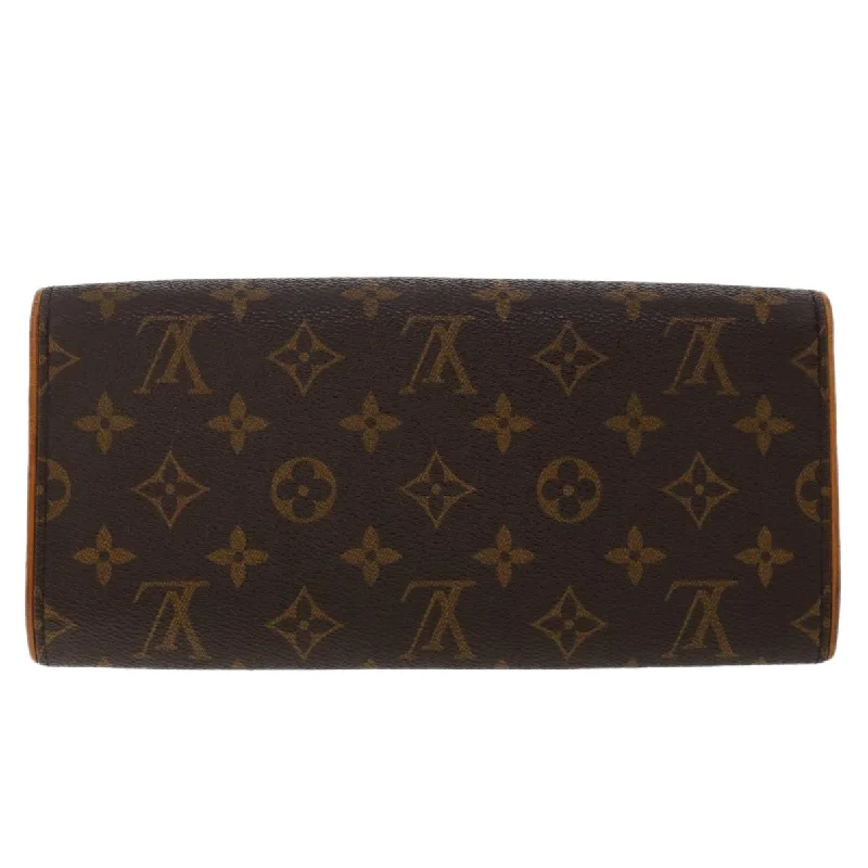 LV Must-Have Designer Bag -LOUIS VUITTON Monogram Pochette Twin GM Shoulder Bag M51852 LV Auth rd5619