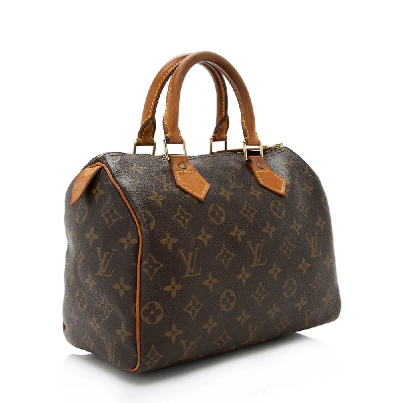 LV Sophisticated & Chic -Louis Vuitton Vintage Monogram Canvas Speedy 25 Satchel (SHF-17555)