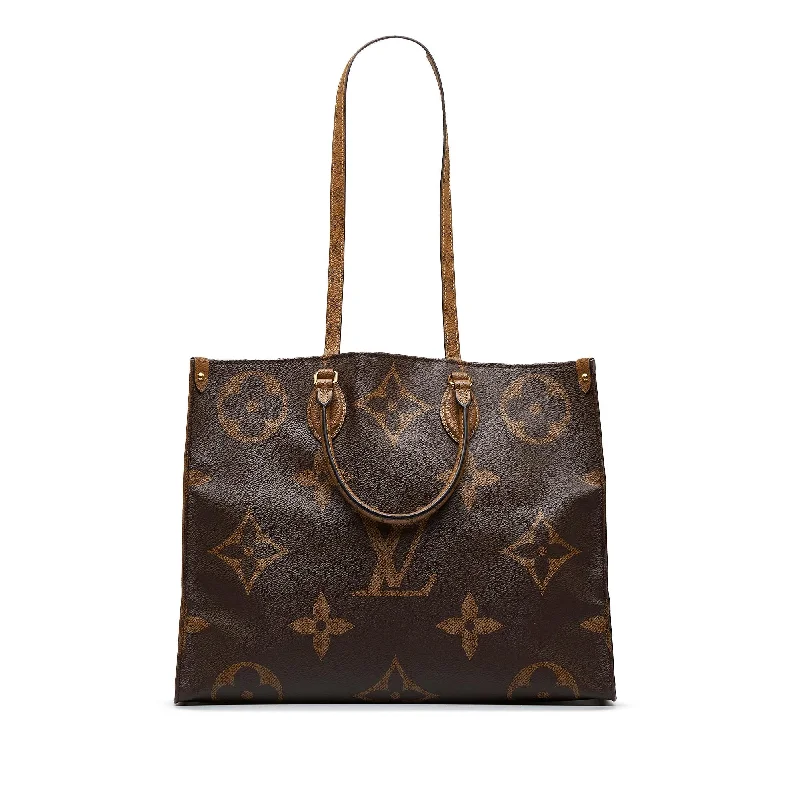 LV Exclusive Runway Edition -Louis Vuitton Monogram Reverse Giant OnTheGo GM (SHG-5vzHf4)