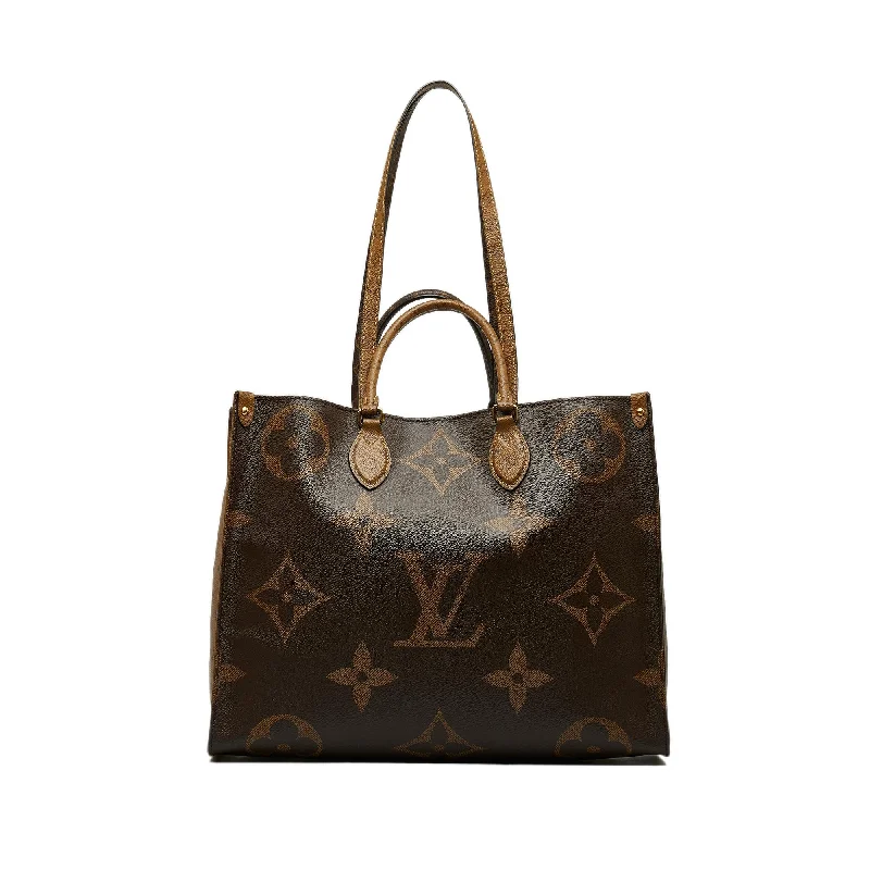 LV Orange Bag -Louis Vuitton Monogram Reverse Giant Onthego GM (SHG-qdKF46)