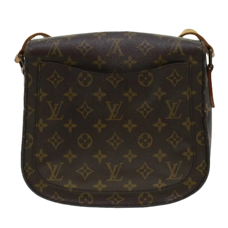 LV Luxury Statement Bag -Louis Vuitton Monogram Saint Cloud GM Shoulder Bag M51242 LV Auth hk721