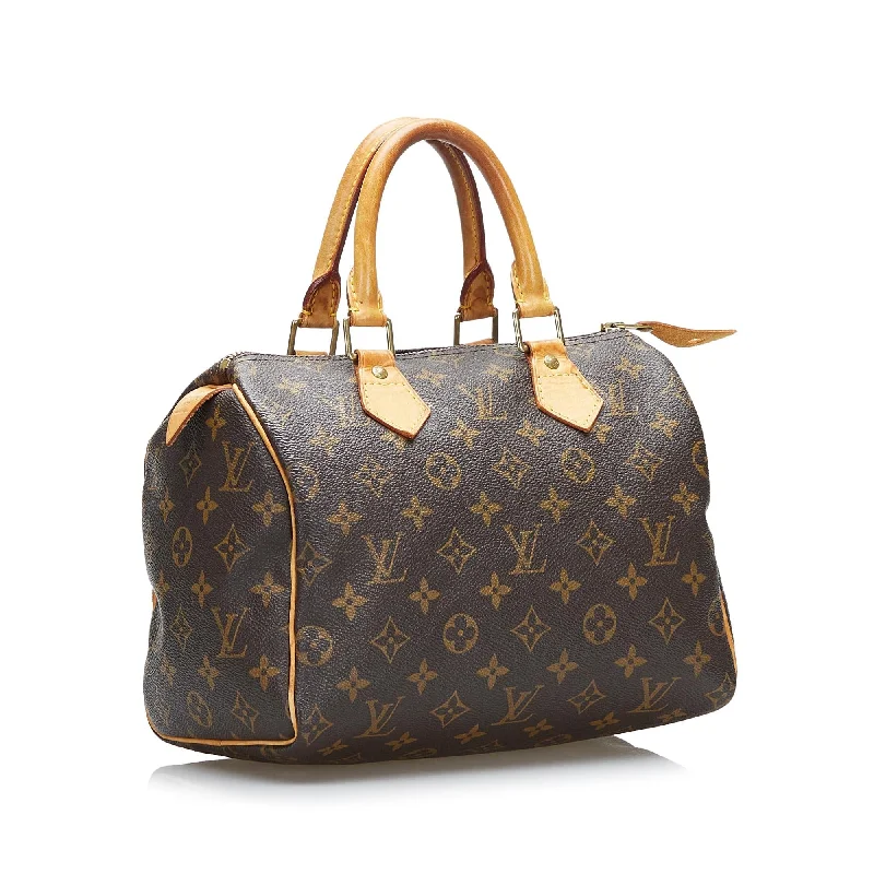 LV Dark Green Bag -Louis Vuitton Monogram Speedy 25 (SHG-36878)