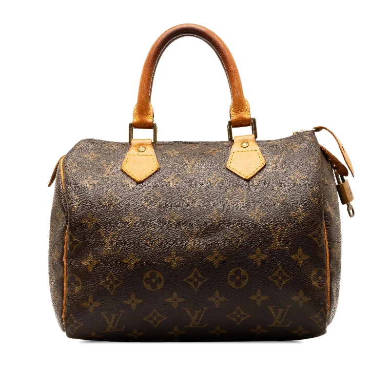 LV Vernis Leather Bag -Louis Vuitton Monogram Speedy 25 (SHG-B8WBFU)