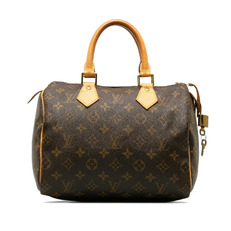 LV Gold Hardware Bag -Louis Vuitton Monogram Speedy 25 (SHG-JJP8YR)