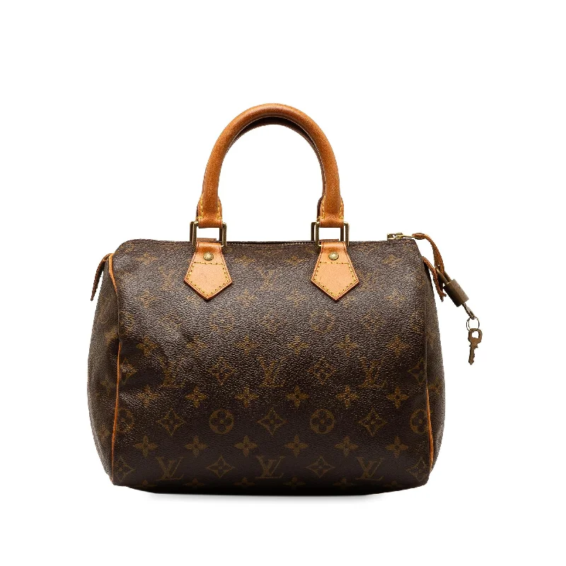 LV Metallic Bag -Louis Vuitton Monogram Speedy 25 (SHG-jXaGND)