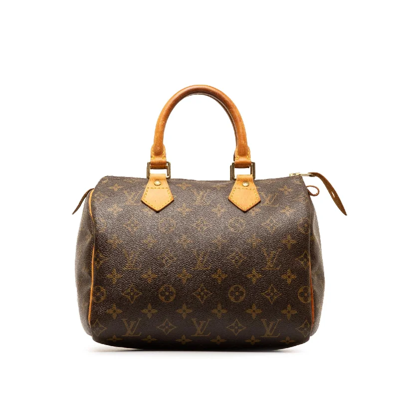 LV Red Bag -Louis Vuitton Monogram Speedy 25 (SHG-lw3AMP)