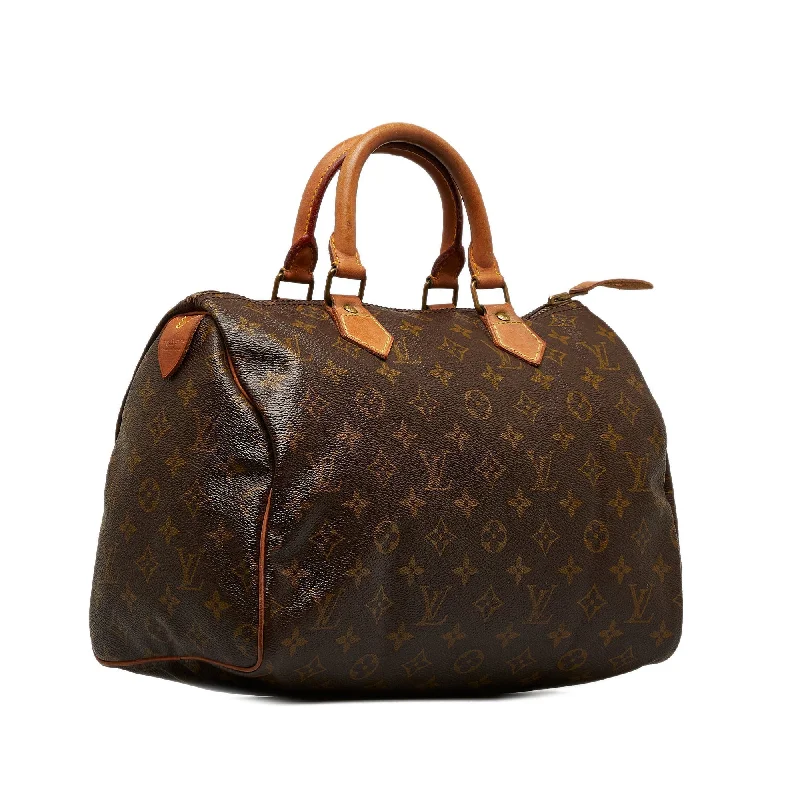 LV Sophisticated Fashion Bag -LOUIS VUITTON Monogram Speedy 30 Boston Bag