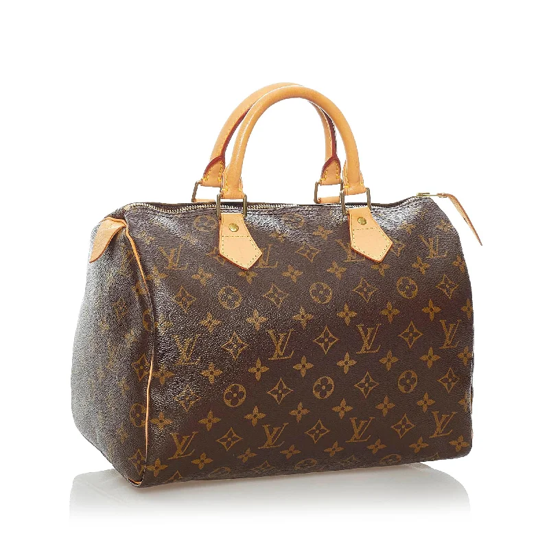 LV Iconic Parisian Bag -Louis Vuitton Monogram Speedy 30 (SHG-32259)