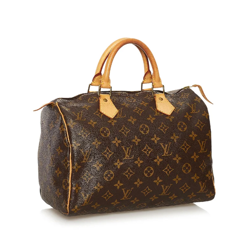 LV Ultra-Feminine Bag -Louis Vuitton Monogram Speedy 30 (SHG-35181)