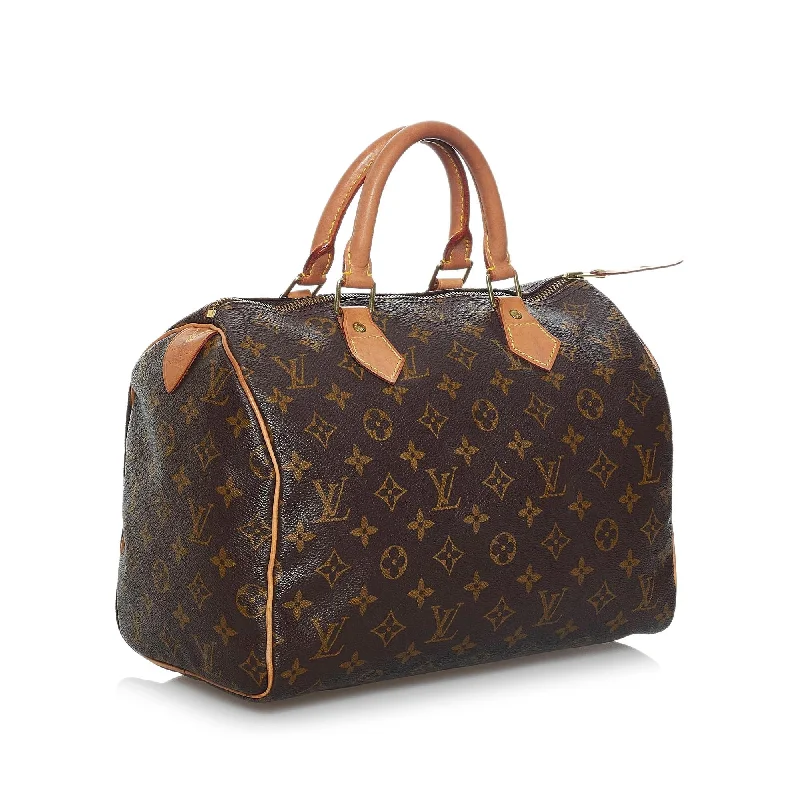 LV Chic Minimalist Bag -Louis Vuitton Monogram Speedy 30 (SHG-36750)