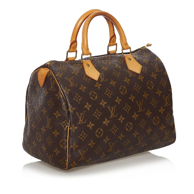 LV Mocha Brown Bag -Louis Vuitton Monogram Speedy 30 (SHG-6pHoEE)