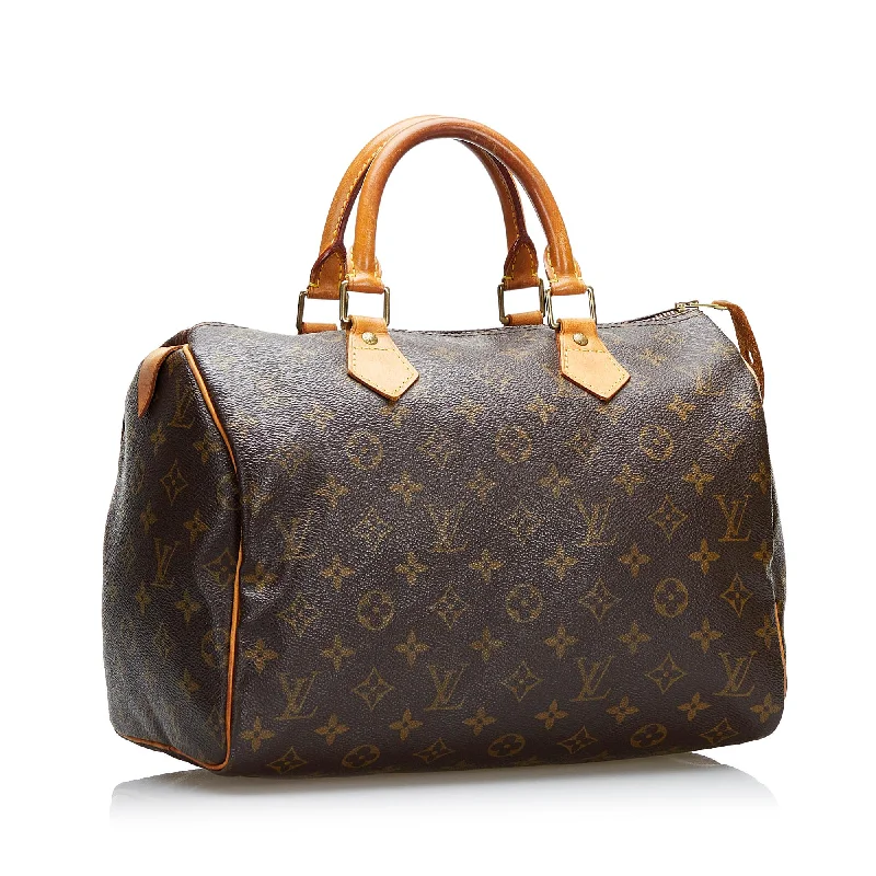 LV Signature Handbag -Louis Vuitton Monogram Speedy 30 (SHG-NQT4Kg)