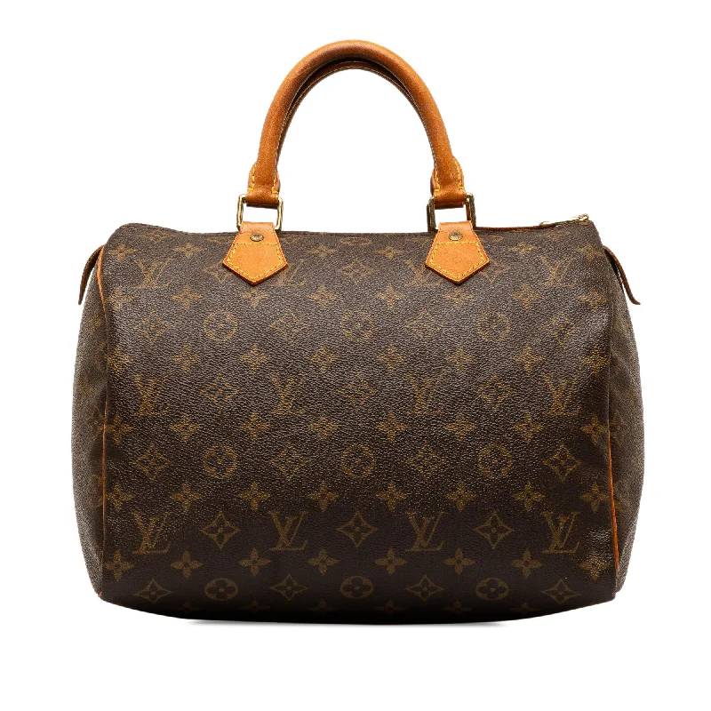 LV Luxury Leather Bag -Louis Vuitton Monogram Speedy 30 (SHG-pOP08S)