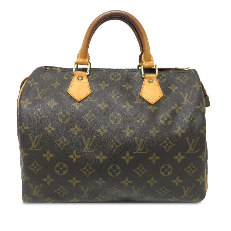 LV Designer IT Bag -Louis Vuitton Monogram Speedy 30 (SHG-wuiuWr)