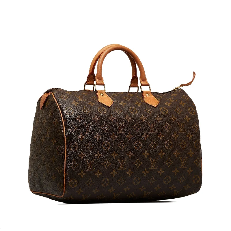 LV Elegant & Stylish Bag -Louis Vuitton Monogram Speedy 35 Boston Bag