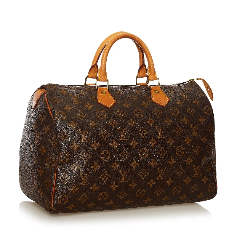 LV Compact Bag -Louis Vuitton Monogram Speedy 35 (SHG-35556)