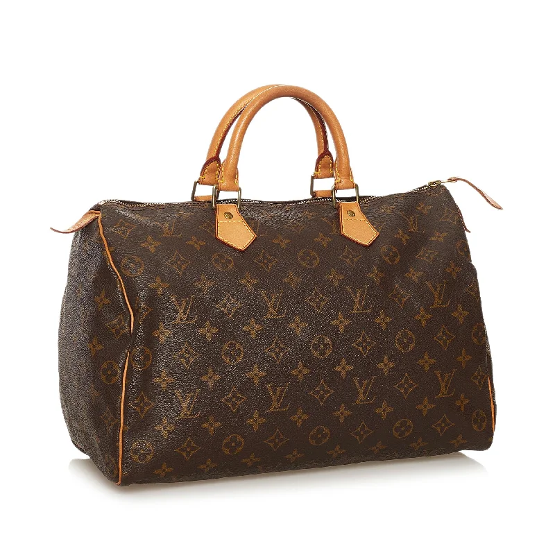 LV Laser Cut Bag -Louis Vuitton Monogram Speedy 35 (SHG-36768)