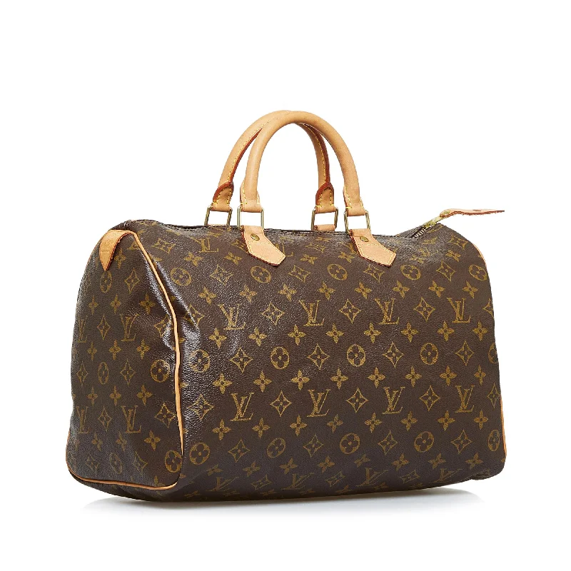 LV Laser Cut Bag -Louis Vuitton Monogram Speedy 35 (SHG-kTtGIW)