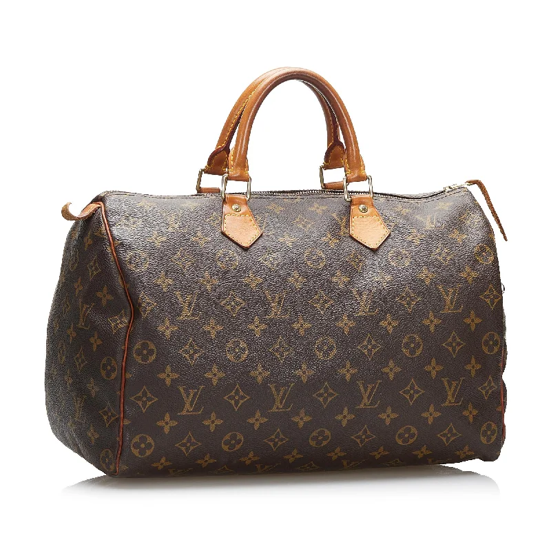 LV Fashionista Favorite -Louis Vuitton Monogram Speedy 35 (SHG-LFMx9o)