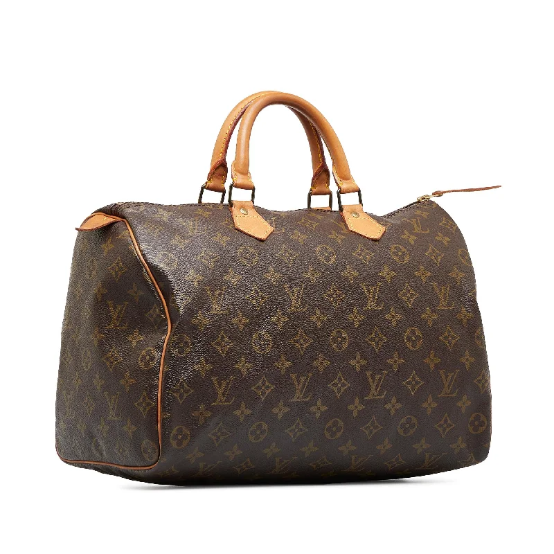 LV Pink and Gold Bag -Louis Vuitton Monogram Speedy 35 (SHG-MZig8K)