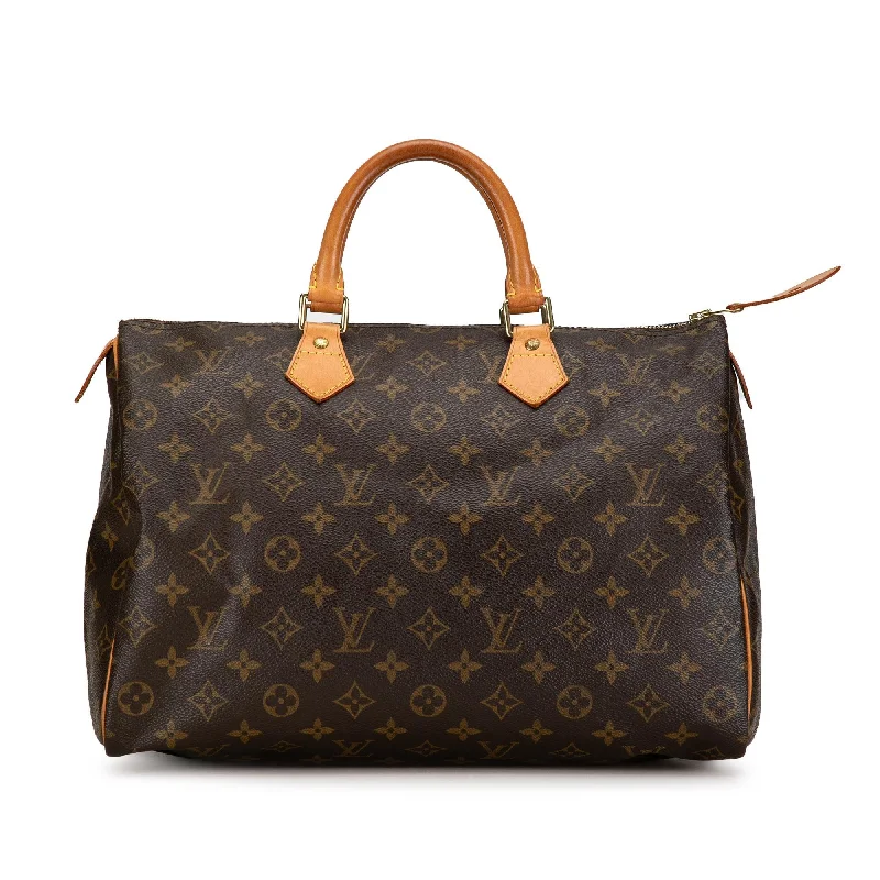 LV Must-Have Wardrobe Staple -Louis Vuitton Monogram Speedy 35 (SHG-PSoArp)