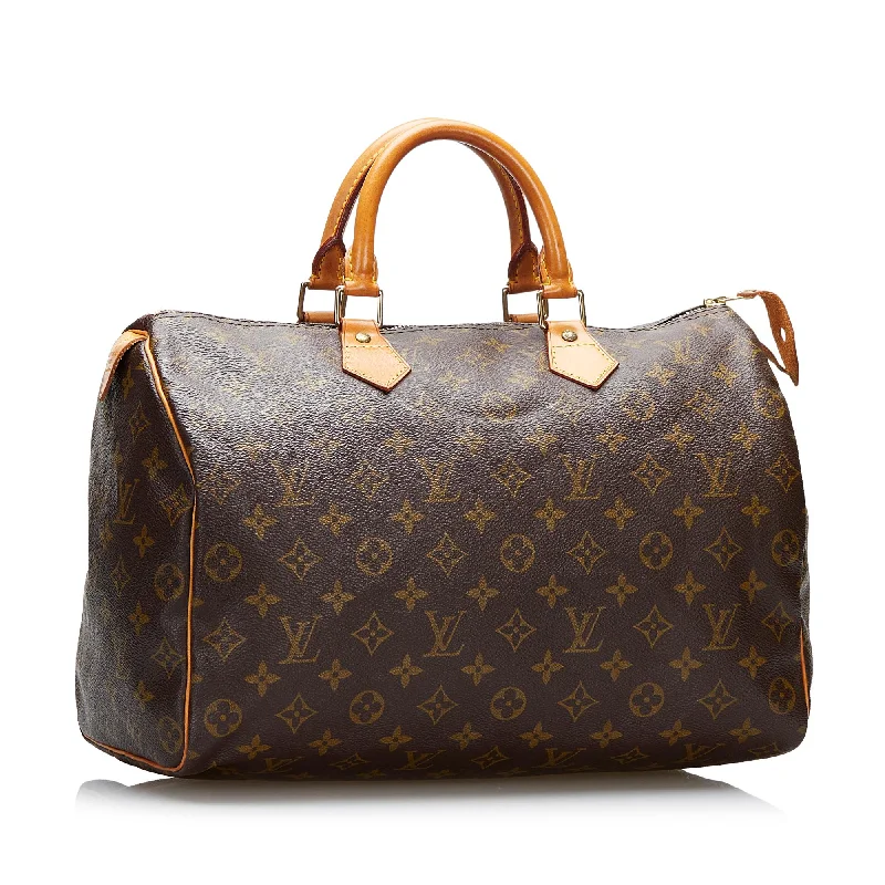 LV Rare Vintage Find -Louis Vuitton Monogram Speedy 35 (SHG-X7ICoy)