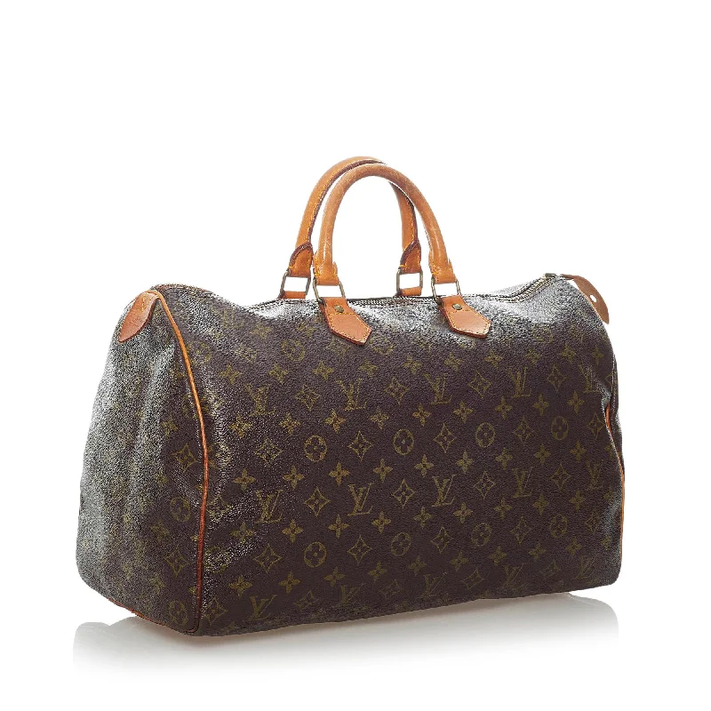 LV Statement Luxury Bag -Louis Vuitton Monogram Speedy 40 (SHG-34666)