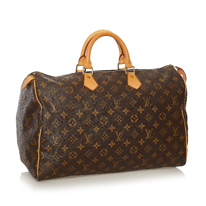 LV European Luxury Bag -Louis Vuitton Monogram Speedy 40 (SHG-35825)