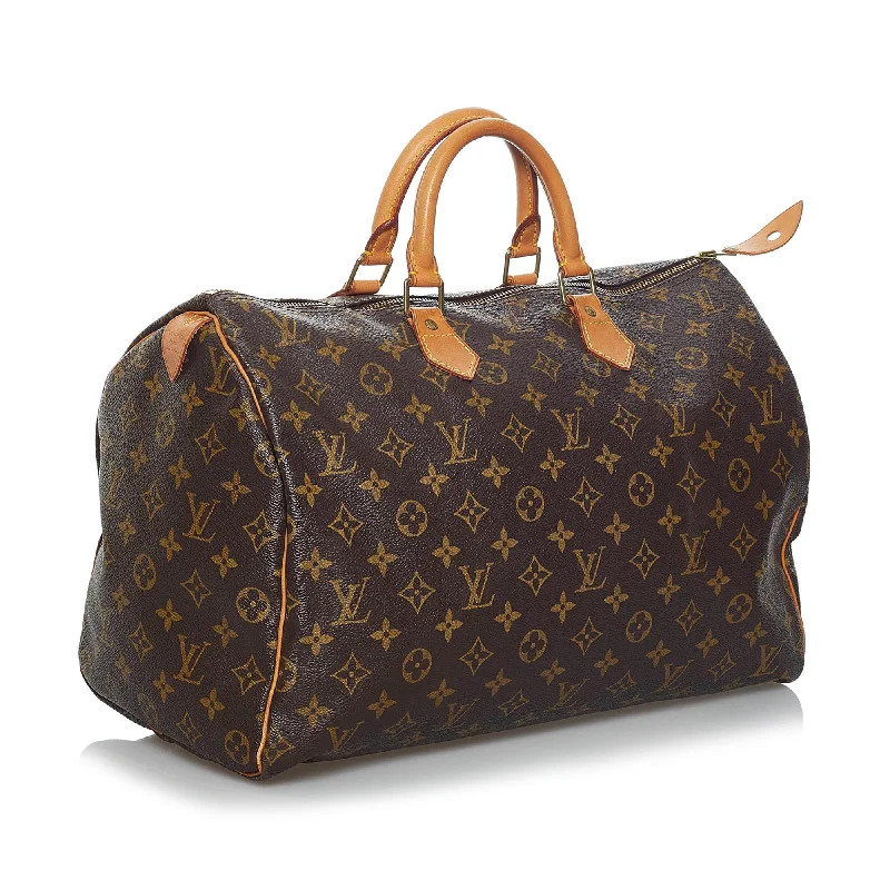 LV Structured Bag -Louis Vuitton Monogram Speedy 40 (SHG-36744)