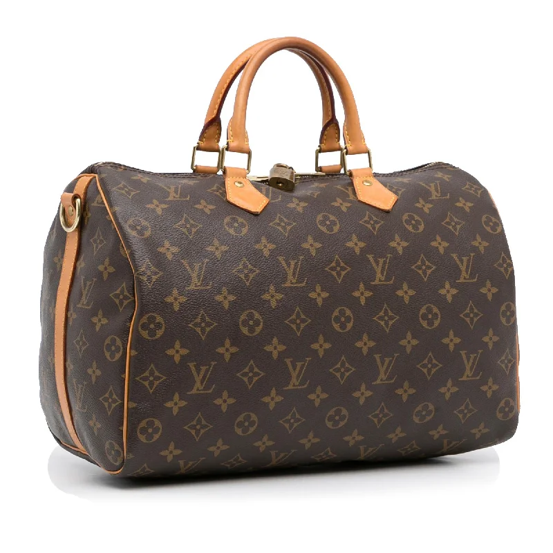 LV Parisian Style Bag -Louis Vuitton Monogram Speedy Bandouliere 30 (SHG-koB80q)