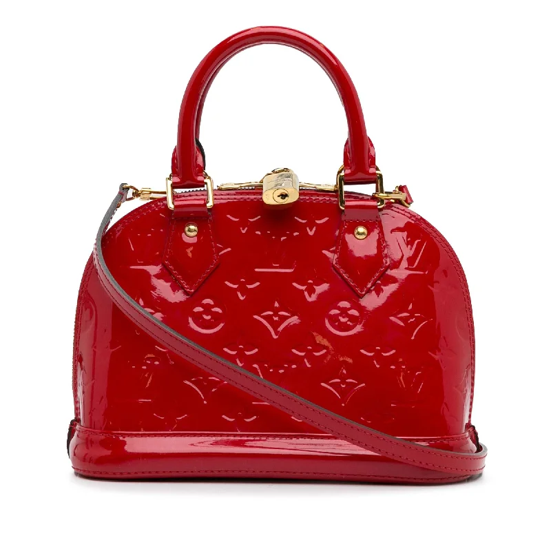 LV Buckle Bag -Louis Vuitton Monogram Vernis Alma BB (SHG-e0Cf0Z)