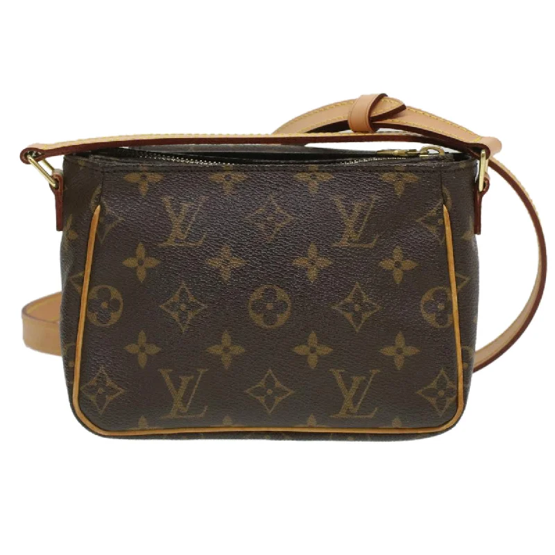 LV Dark Brown Bag -LOUIS VUITTON Monogram Viva Cite PM Shoulder Bag M51165 LV Auth 29529