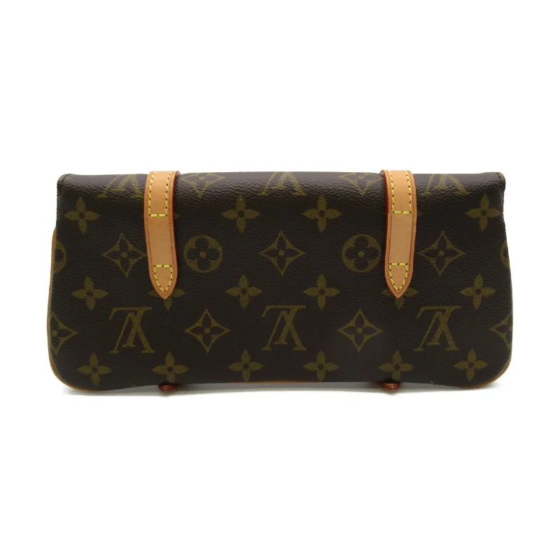 LV Black and White Bag -Louis Vuitton Murrell Shoulder Bag Brown Monogram PVC coated canvas M51157