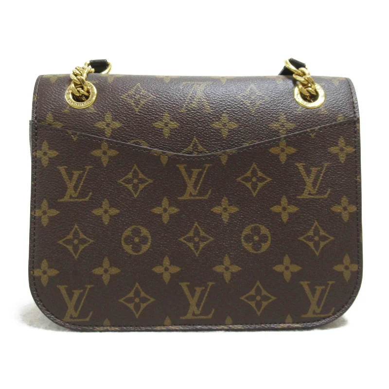 LV Pastel Bag -Louis Vuitton Passy Shoulder Bag Brown PVC coated canvas M45592