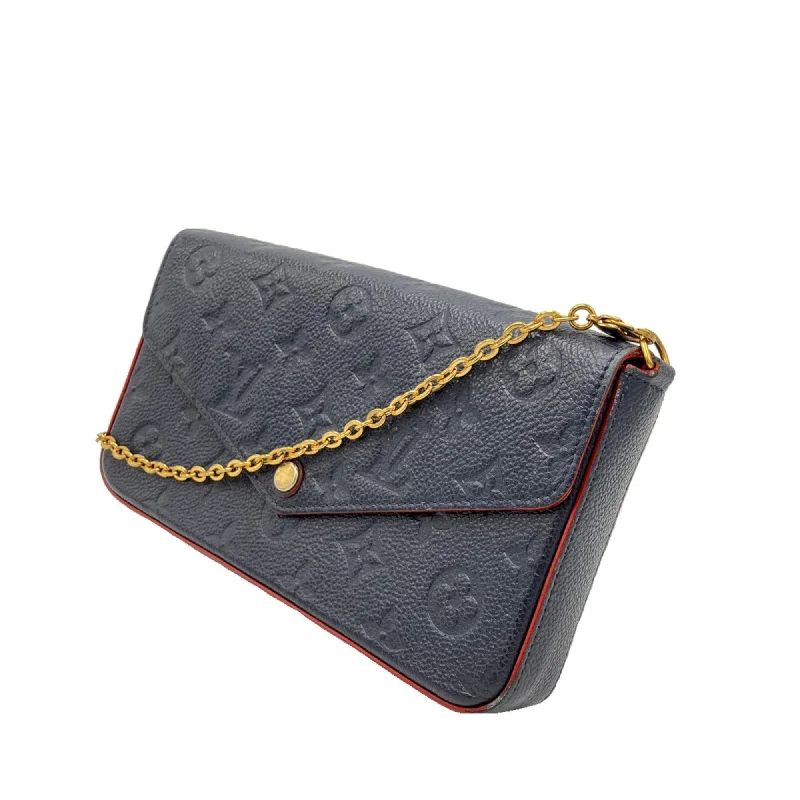 LV Brown Bag -LOUIS VUITTON Pochette Felicie Shoulder Bag M64099 Women's Men's Leather