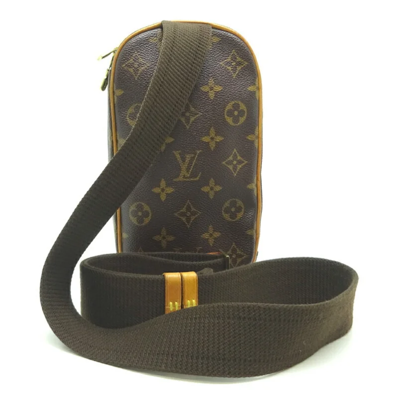 LV Burgundy Bag -LOUIS VUITTON Pochette Ganju Women's/Men's Shoulder Bag M51870[] Monogram Brown