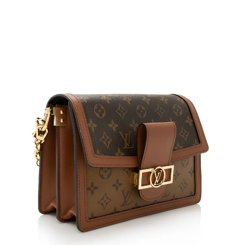 LV Timeless Handbag -Louis Vuitton Reverse Monogram Dauphine MM Shoulder Bag (SHF-22333)