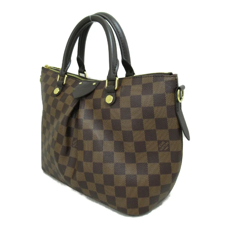 LV Vernis Leather Bag -Louis Vuitton Siena PM Shoulder Bag Brown Damier PVC coated canvas N41545