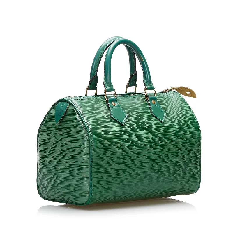 LV Must-Have Designer Bag -Louis Vuitton Speedy 25 Green Epi