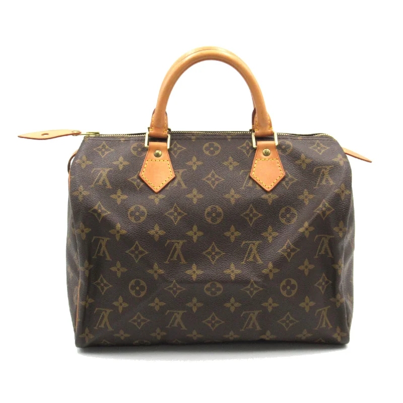 LV White and Gold Bag -Louis Vuitton Speedy 30 Brown Monogram PVC coated canvas M41526