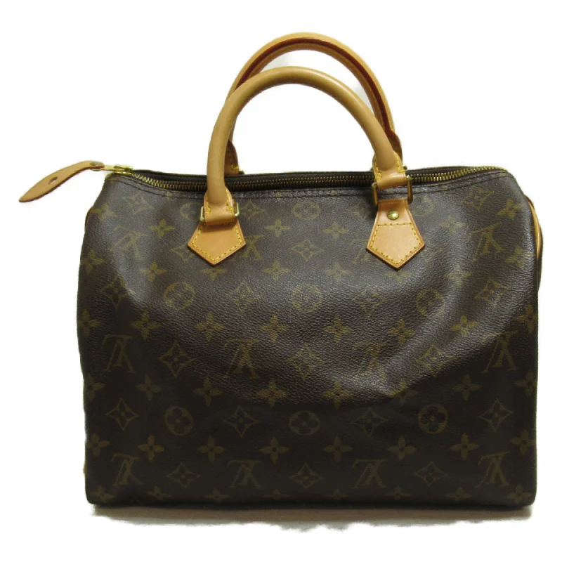 LV Black and Gold Bag -Louis Vuitton Speedy 30 Brown Monogram PVC coated canvas M41526