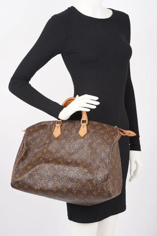 LV Chevron Quilted Bag -Louis Vuitton Womens Speedy Monogram Canvas 35