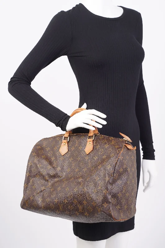 LV Damier Azur Bag -Louis Vuitton Speedy Monogram Canvas 40