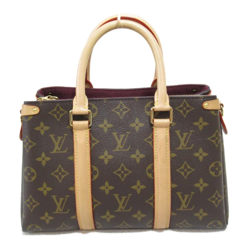 LV Damier Azur Bag -Louis Vuitton Sufro BB 2way Shoulder Bag Brown Monogram PVC coated canvas M44815