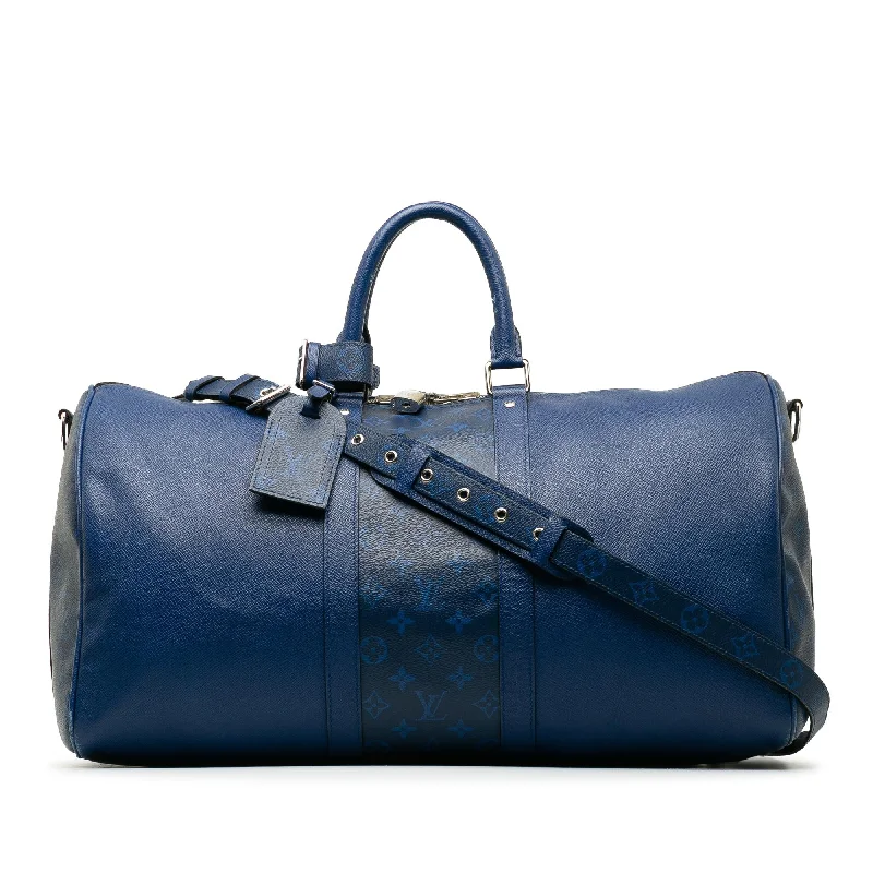 LV Travel Bag -Louis Vuitton Taigarama Keepall Bandouliere 50 (SHG-K19pka)