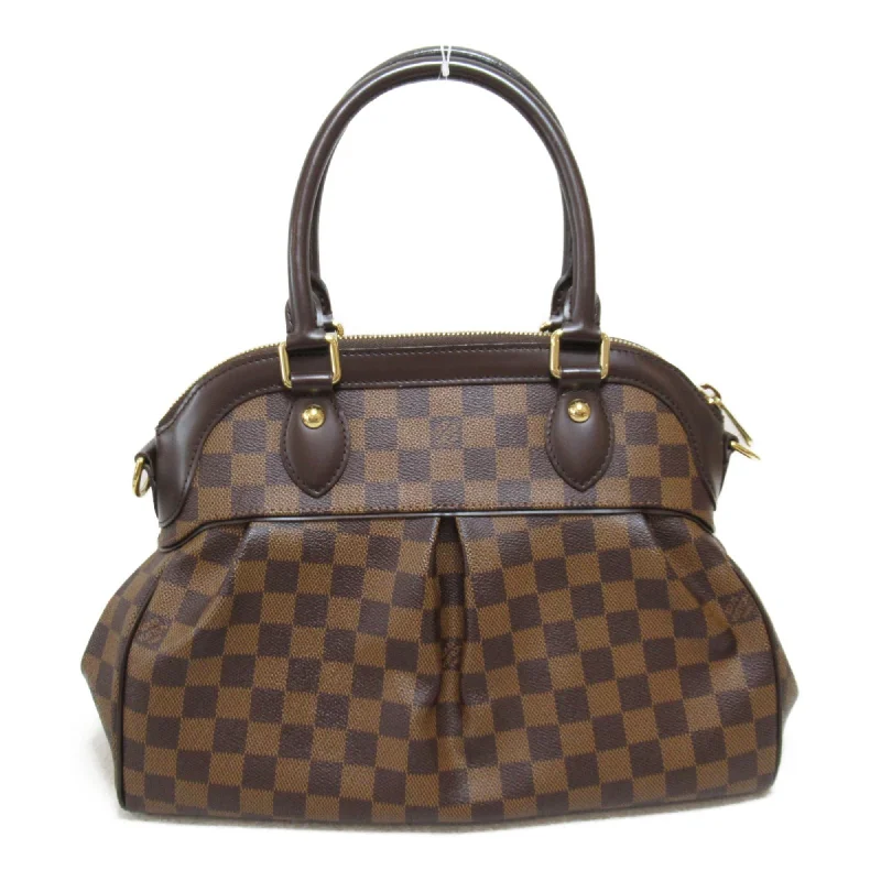 LV Luxe Collector’s Dream -Louis Vuitton Trevi 2wayShoulder Bag Brown Ebene Damier PVC coated canvas N51997