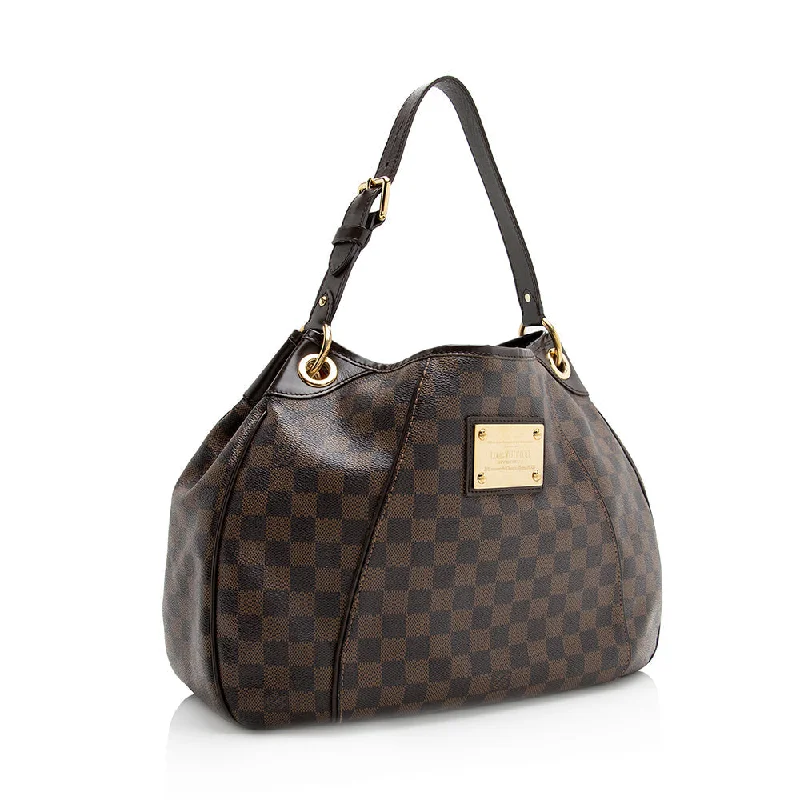 LV Holiday Edition Bag -Louis Vuitton Vintage Damier Ebene Galliera PM Shoulder Bag (SHF-21147)