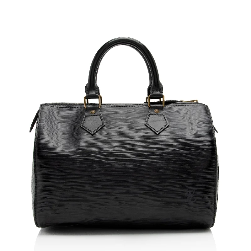 LV Ruthenium Hardware Bag -Louis Vuitton Vintage Epi Leather Speedy 25 Satchel (SHF-DoQmyZ)