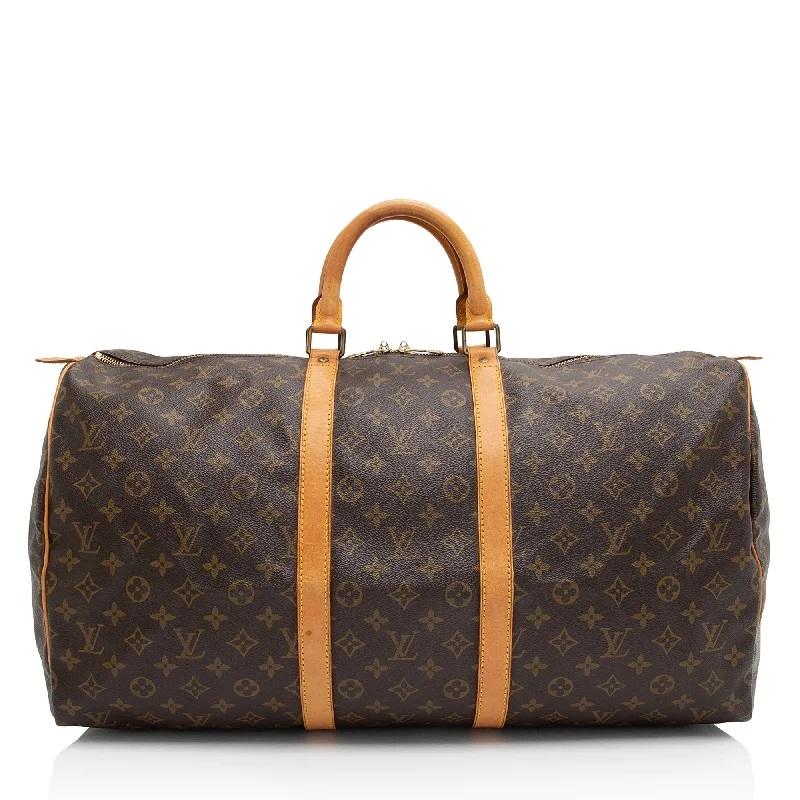 LV Influencer Favorite Bag -Louis Vuitton Vintage Monogram Canvas Keepall 55 Duffle Bag (SHF-V95Q6T)