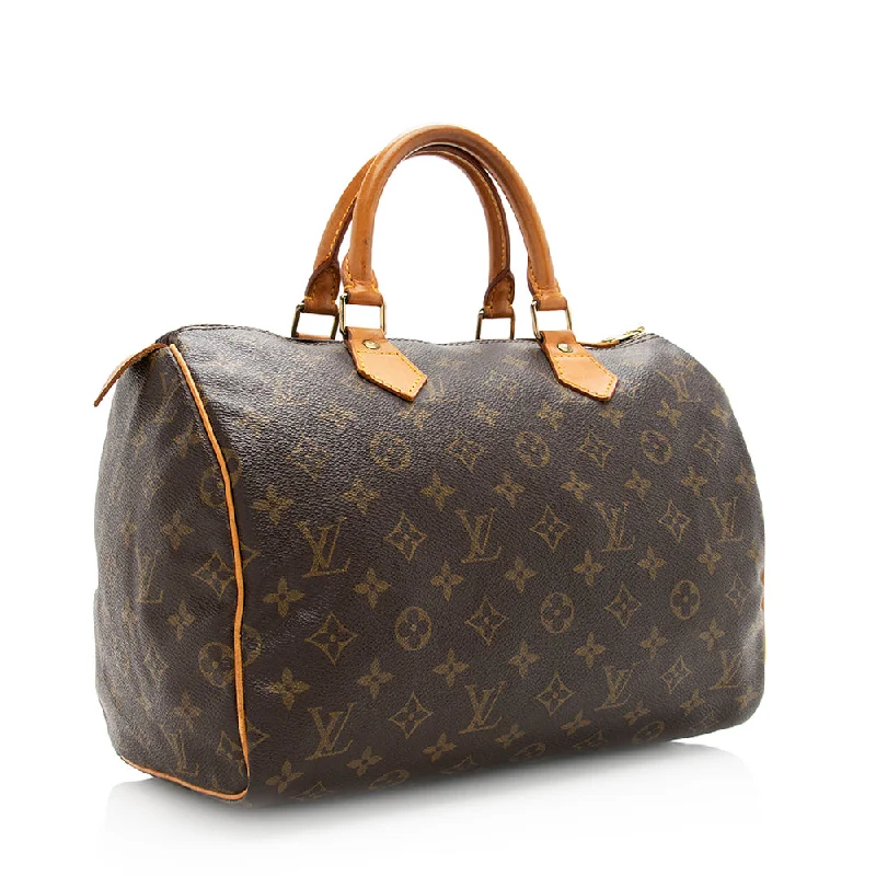 LV Silver Bag -Louis Vuitton Vintage Monogram Canvas Speedy 30 Satchel - FINAL SALE (SHF-20332)